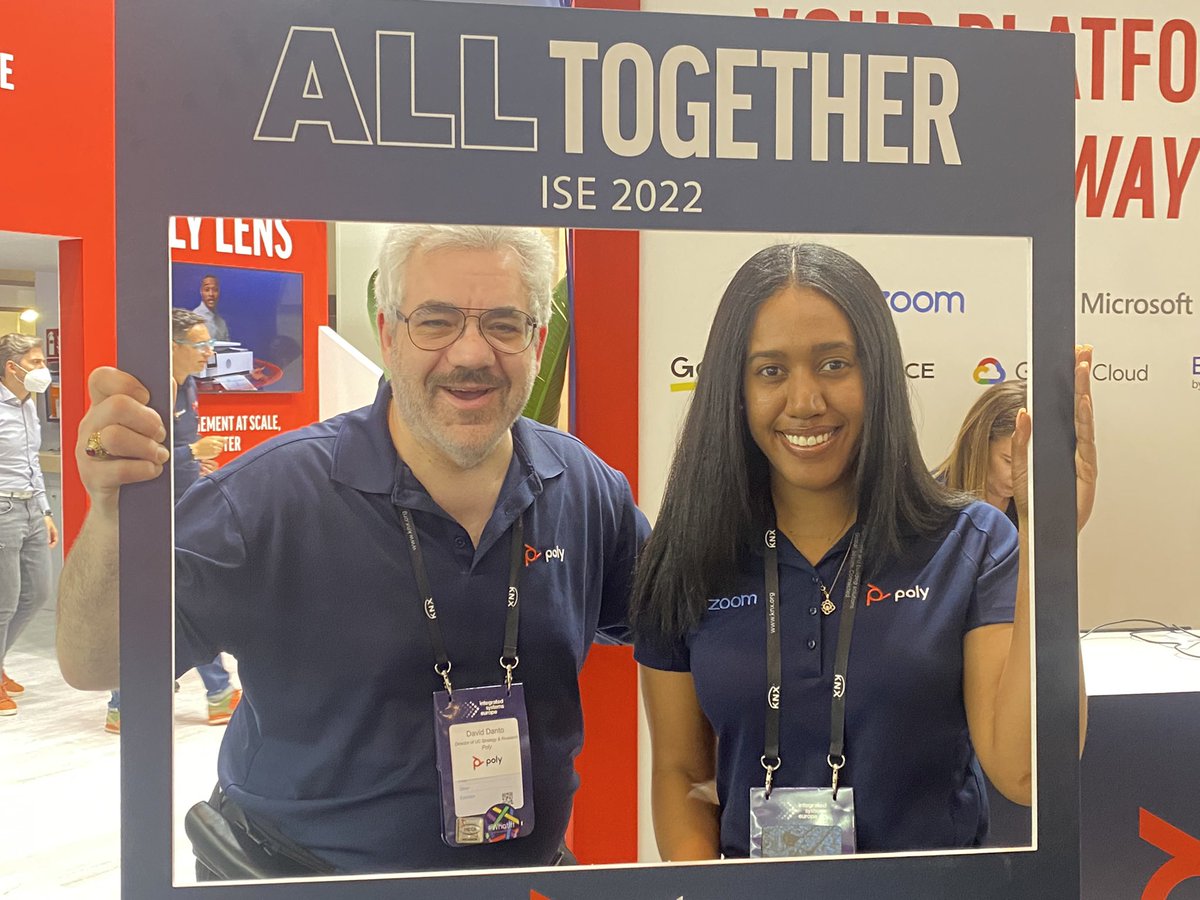 NJDavidD's tweet photo. #PolyTweetup at #ISE2022 - are you? 2G600 @PolyCompany @PolyCompanyEMEA https://t.co/TvYAkvIwSY