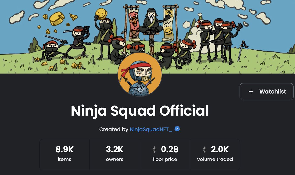 ninjasquadnft's tweet photo. 🔥 2000 ETH Trading Volume crossed!🔥

Thank you all for your continuous love and support! Let's have a look at our plans for the coming months for the squad 👇🏻 https://t.co/9NesflWaCb
