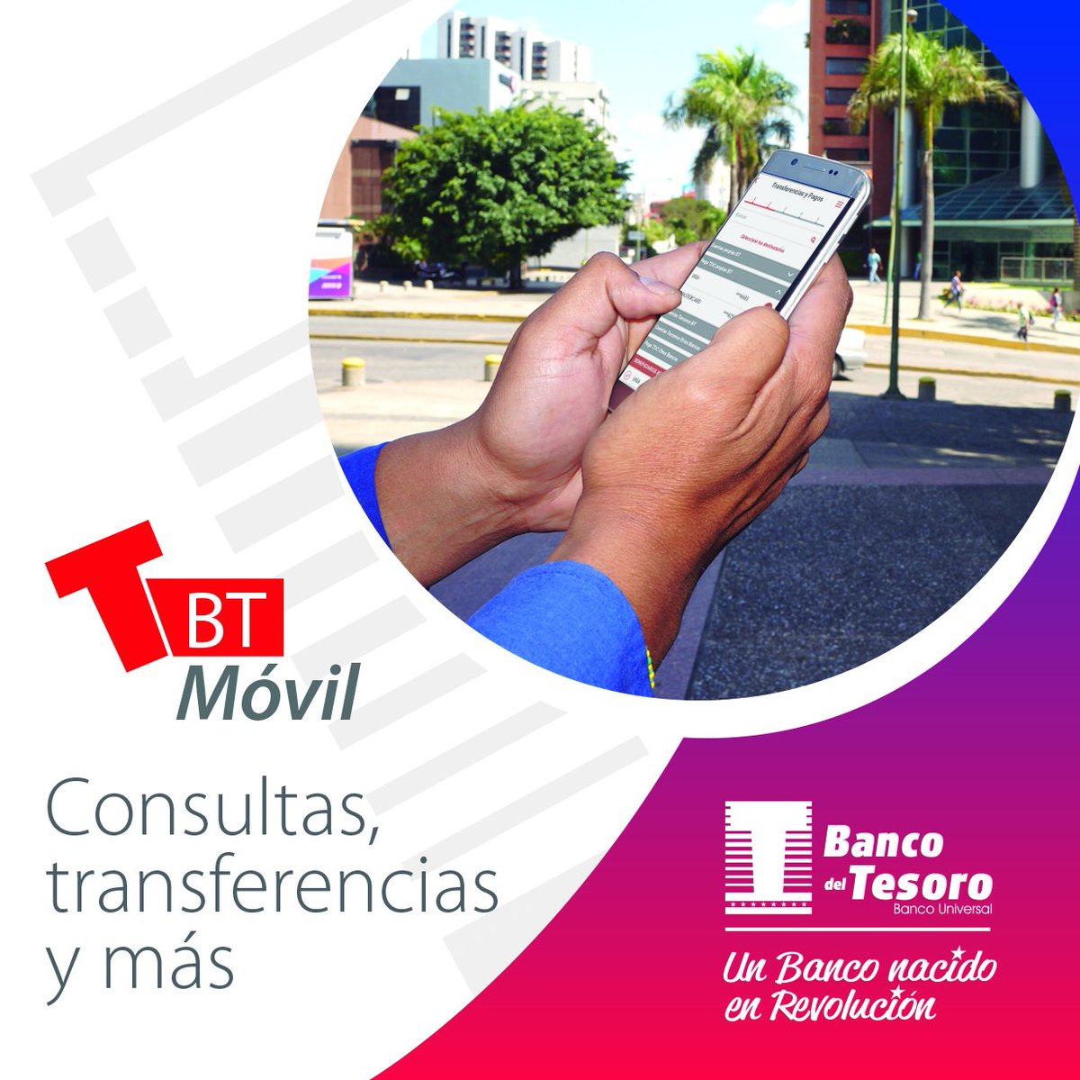 bcodeltesoro's tweet photo. Visualiza tus movimientos bancarios con la aplicación #BTMóvil

 ¡Descárgala y úsala! --> https://t.co/y6oihgVsqI https://t.co/YjmcWXru1t