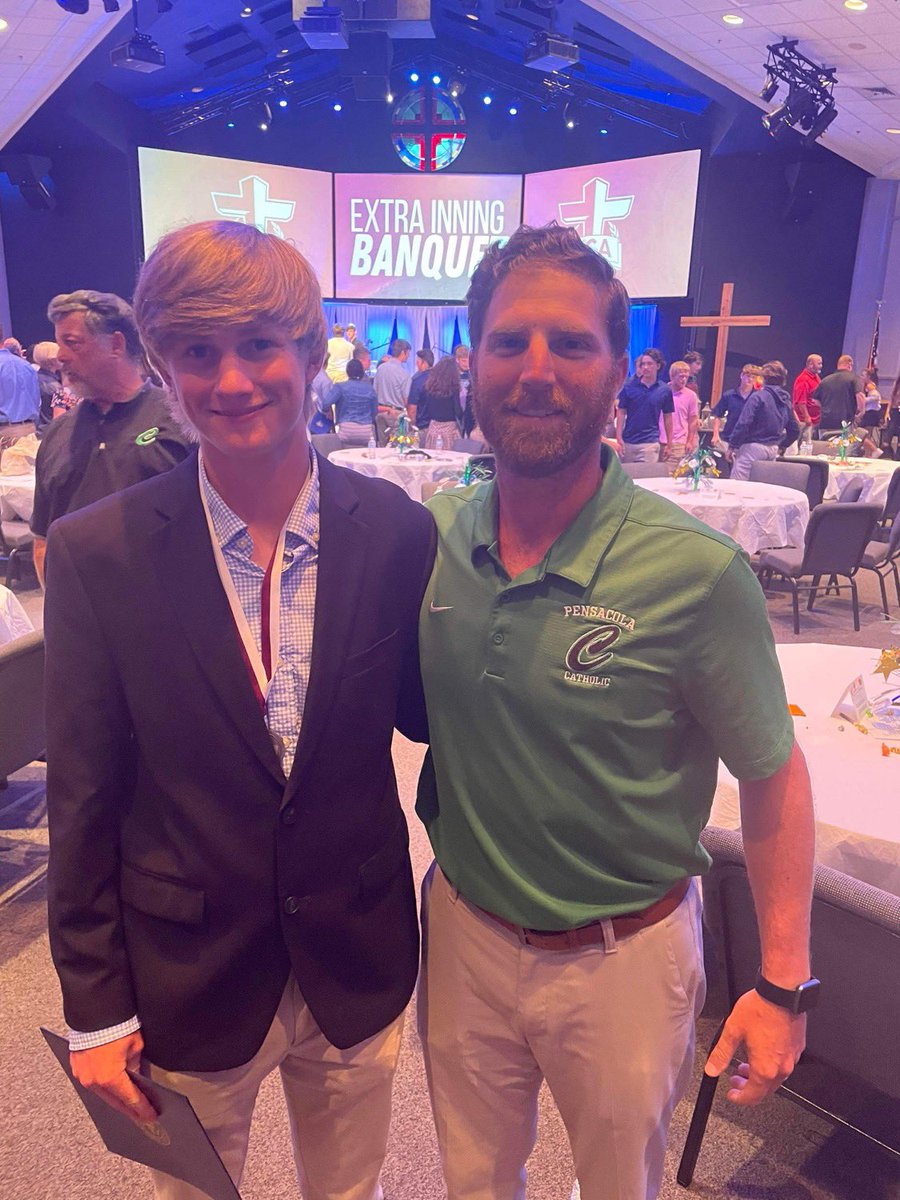 SaderBaseball's tweet photo. Congrats to Scott Sanderson who was selected by the team to be our team rep at last night’s FCA banquet. @Scotty_S_ https://t.co/mdLlPcqoLK