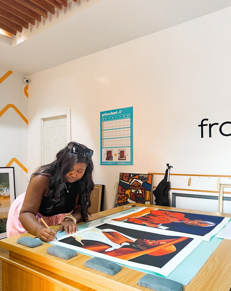 framegidi's tweet photo. 365 days ago, we opened our office to the public!
We Are #Framegidi - a custom art/photo framing company.
Our mission is to make photo/art framing simple, easy and accessible to everyone! https://t.co/AydICiEpNs