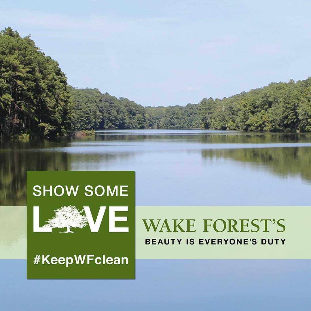 WakeForest_NC's tweet photo. Let’s all do our part to Show Some Love and #KeepWFclean!
#TownofWakeForest #WakeForestNC #LitterSweepNC https://t.co/FvQmEQwW0o