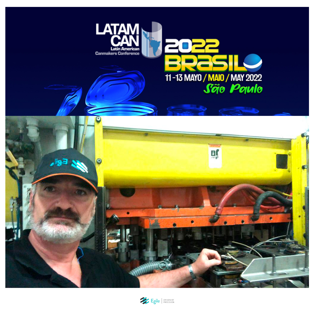 Nuestro compañero Josu está en México visitando @EUniversales y el miércoles viajará a Sao Paulo, Brasil, donde estaremos exponiendo en @latamcan ¿Estarás allí también? ¡Ven y saluda al equipo! #LATAMCAN2022 #metalpackaging #egilecantooling #cantooling