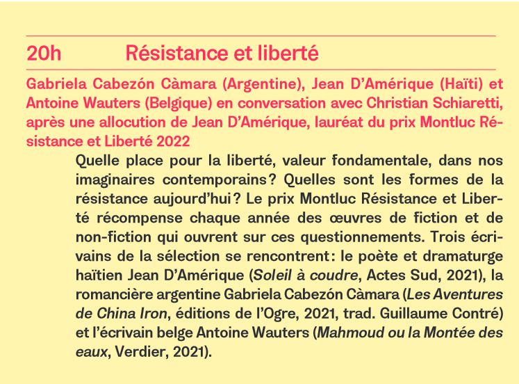 Nous vous donnons rendez vous le 20 mai à 20h à la #villagillet pour une formidable rencontre Résistance et Liberté !
#actessud #éditionsdelogre #éditionsverdier