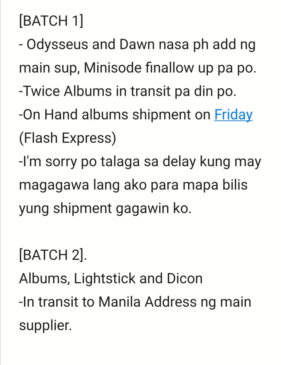 ksmerchshop's tweet photo. #KsUpdate
As of May 10,2022
-Always pong open ang dm sa mga concern reply ako agad.
-Batch 3 finished na po ang refund and replacement. https://t.co/exbhvIghQX