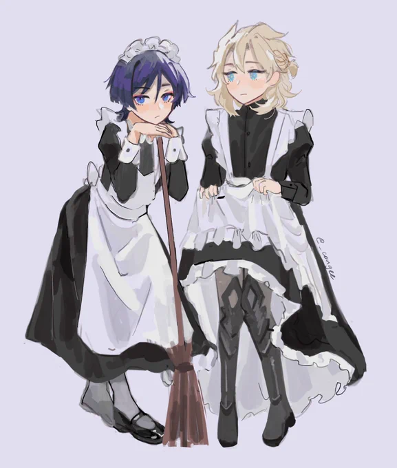 Happy Maid Day! (it's an old doodle)

#Albedo #scaramouche 