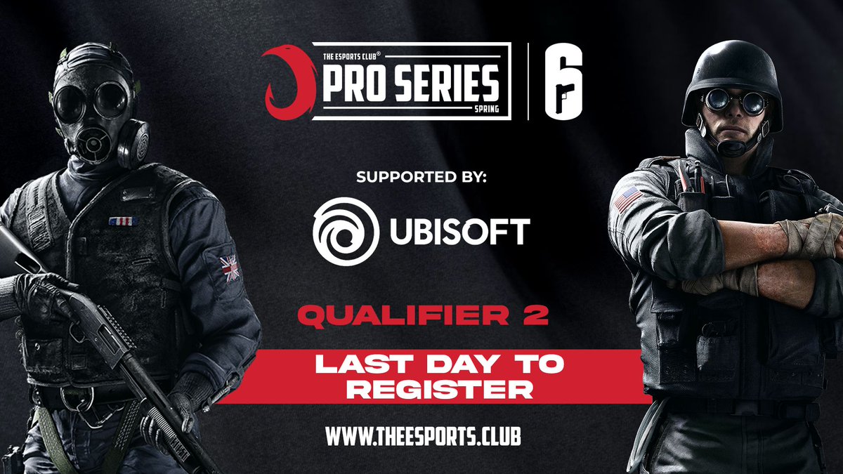 TheEsportsClub1's tweet photo. See yourself in Tom Clancy's Rainbow Six ® Siege SA Nationals? 
To qualify, register and earn points in the TEC Pro Series Spring supported by Ubisoft! 

📋Register here - https://t.co/L3RC0hYclK

@R6esportsSA
#ubisoft #RainbowSixSiege #R6SAN #TheEsportsClub #TEC https://t.co/Ra03Rfgzg6