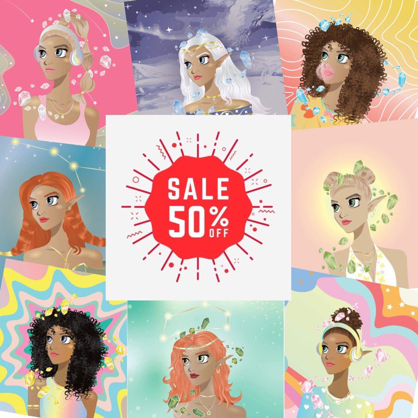 Yaaaay🎉 We just reached 1500 followers 💃🕺
To celebrate that, we are having huge sale only for 2 days‼️ You can Get Gemstones Lady with 50% discount, only for 0.005 ETH 

Don’t miss your chance👀 Get Gemstones for yourself ‼️

opensea.io/collection/gsl… 
#nft #NFTCommuntiy #sale