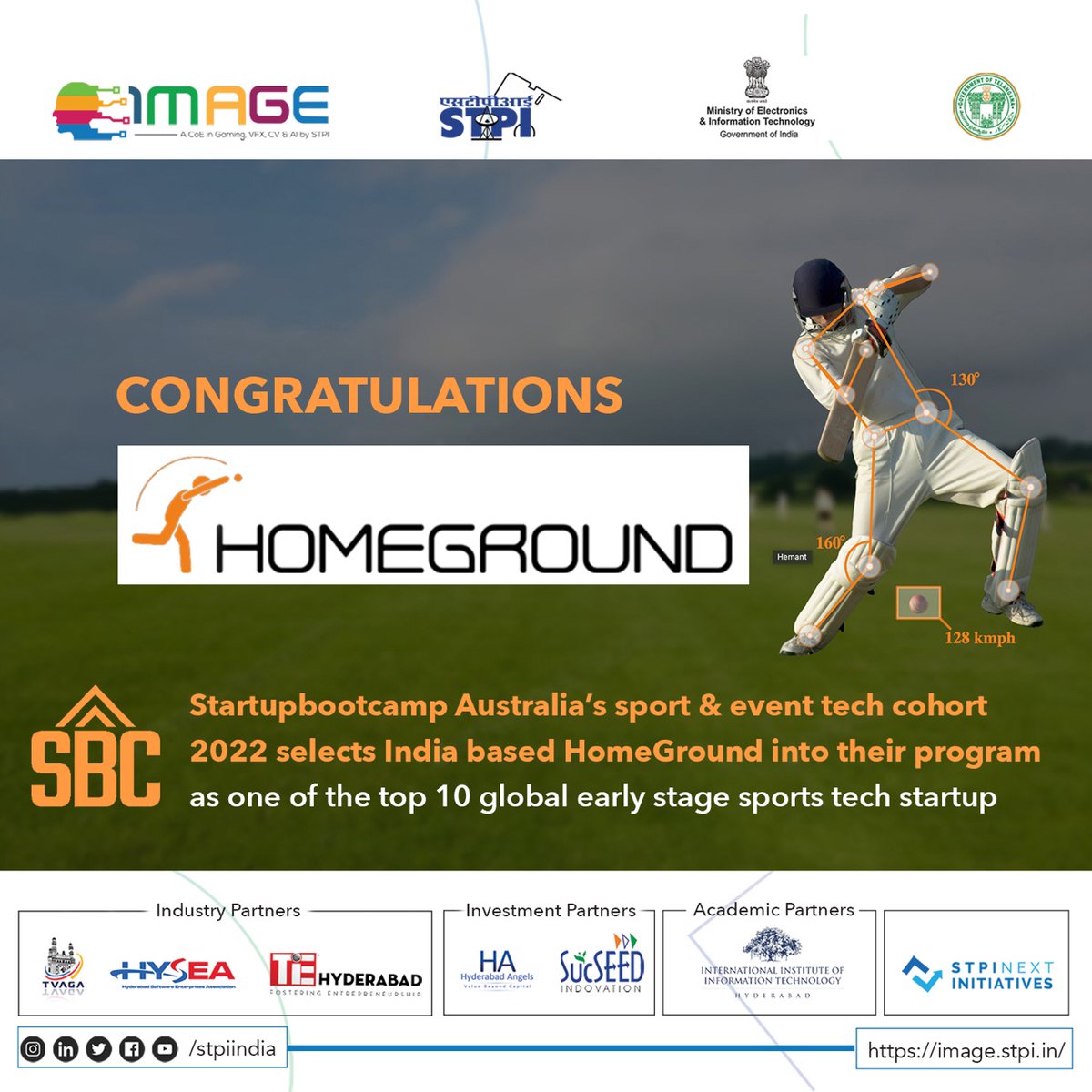 @STPIIMAGECOE congratulates @homegroundcric incubated @STPIHyderabad got selected as one of the top 10 global early-stage sports tech start-ups from around the world and joins Startupbootcamp Australia’s sport & event tech cohort 2022 program.
startupbootcamp.com.au/blog/meet-the-…