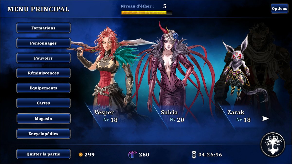 Early access de Vesper fini en 4h30, comme vous pouvez le voir. J'ai repéré des bugs dont j'ai fait part à <a href="/SylvainHarlaut/">Sylvain Harlaut</a> mais rien empêchant la progression du jeu. Cette version en accès anticipé est bientôt dispo sur <a href="/Steam/">Steam</a> .
Je veux la suite ! Allez Sylvain, au boulot !