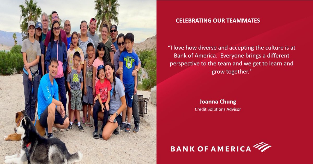 AlWelchMP's tweet photo. Credit Solutions Advisor, Joanna Chung, credits the team around her for her continued success in helping her clients meet their financial goals. As President of @BankofAmerica, Las Vegas, I am proud of them all for their focus on delivering for our clients. 

#AAPIHeritageMonth https://t.co/SYRiB94syL
