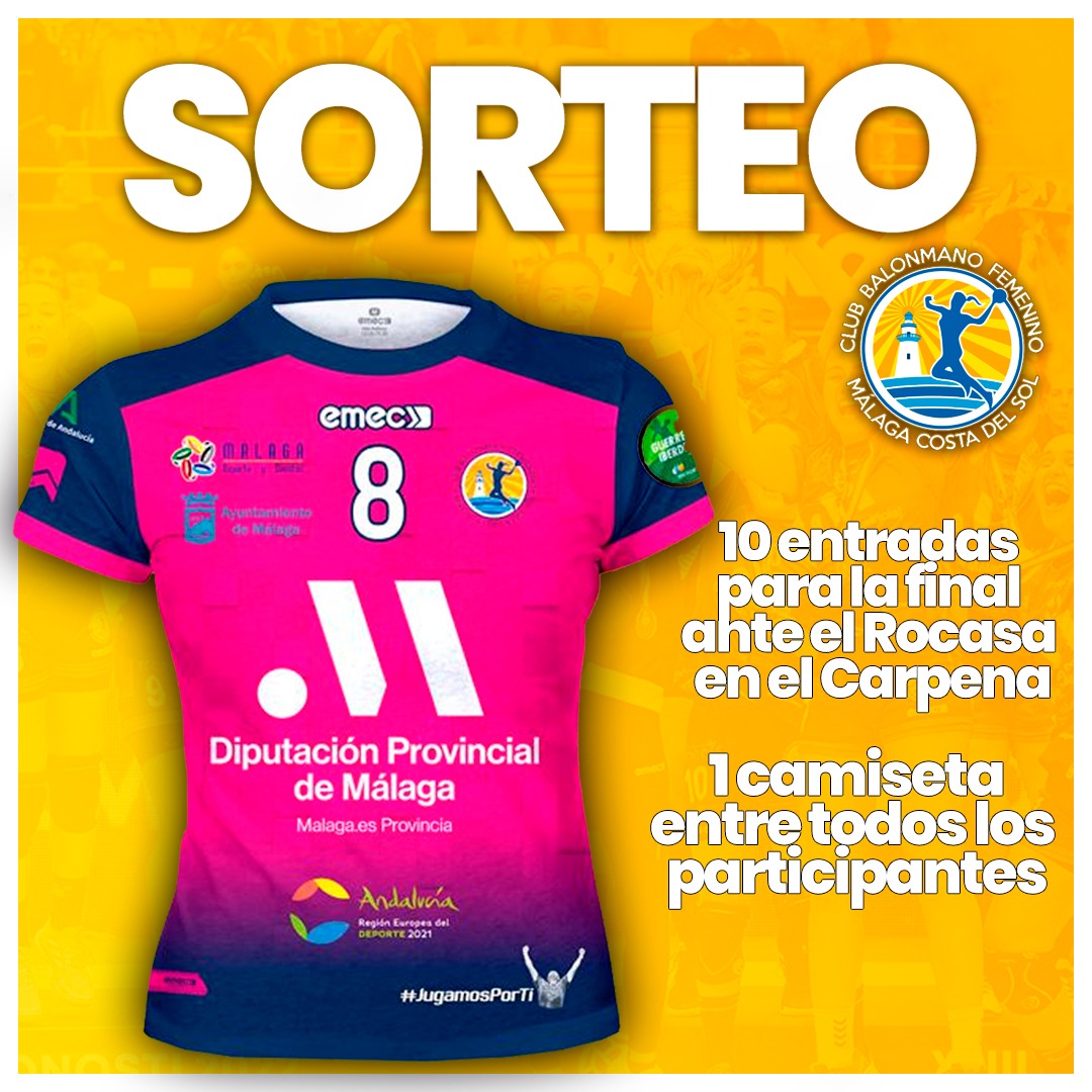 SportDirectR's tweet photo. 📢 ¡El sábado juega la vuelta de final de la EHF el @BMMalagaCosta en el Carpena y puedes vivirla en directo!

🎁 Sortearemos dos entradas por día hasta el viernes y solo por participar puedes ganar también una camiseta

Requisitos:
🔘 Seguir a @SportDirectR 
🔘 Dar RT y comentar https://t.co/VZyaxS4ORe
