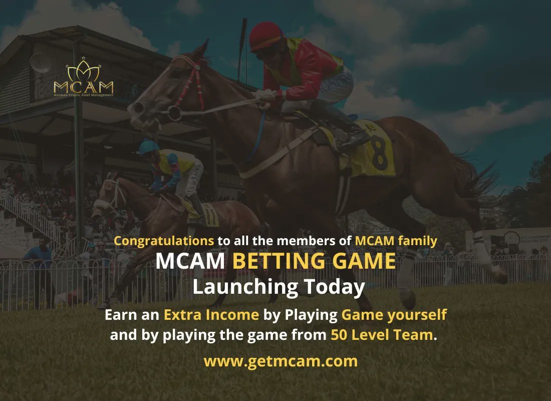 ClubMCAM's tweet photo. Congratulations To All The Members Of MCAM Family
MCAM Betting Game Launching Today

VISIT: https://t.co/BVHNflxFa7

#MCAM #moneda #crypto #TRC20 #TRON #Defi #smartcontract #crypto 
#cryptotrading #top100 #blockchain #earnprofit #HighReturn https://t.co/VASl9O5B7h