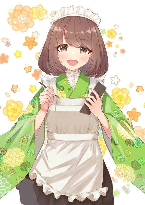 ご紹介およびご朗読くださりありがとうございました!和メイドはいいぞ...#お絵かきDIY 