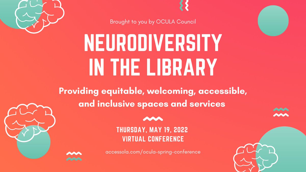 Don’t miss hearing Kay Sargent, Director of Workplace, HOK speak about designing neurodiverse workplaces that are more physically and culturally inclusive during her keynote at our #Neurodiversity in the Library conference on May 19th!

Register here: bit.ly/3eZHdTi