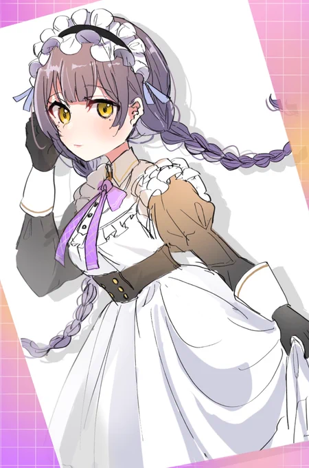メイドの日!💜 #凛Art 