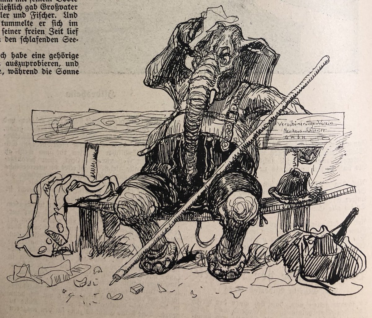 Heinrich Kley's elephants 
