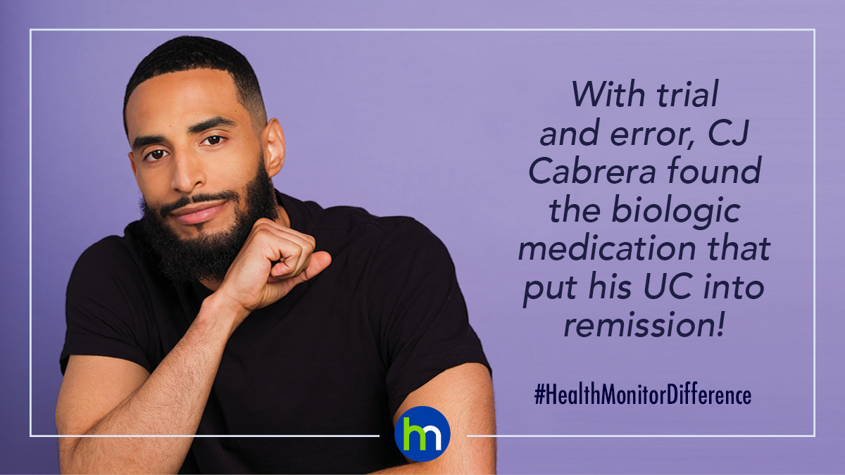 HealthMonitor's tweet photo. In this edition of Health Monitor Living®- IBD, CJ shares how trial and error pointed him towards a treatment that has put his UC into remission. “It’s me against ulcerative colitis—and I’m coming out ahead.”

#HealthMonitorDifference
https://t.co/cIvxB8GFUA https://t.co/5oqQp1hOtW