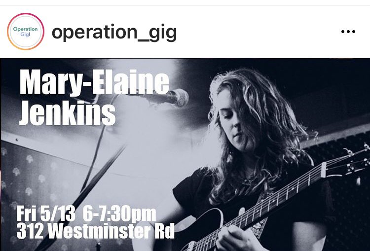 saralippmann's tweet photo. Operation gig is back in Ditmas and the luminous @MEJTweetin will grace our porch THIS FRIDAY. Come for the cocktails, stay for a voice that’s “a mix of cloves, sage, ash, and honey.” https://t.co/72bOznjjPw https://t.co/GwYYInpSAC