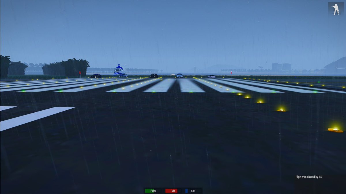 for_arma's tweet image. Un rodéo a était organisée sur la piste d'aéroport principal avec l'accord du commissaire divisionnaire Marty et de l'aéroport international