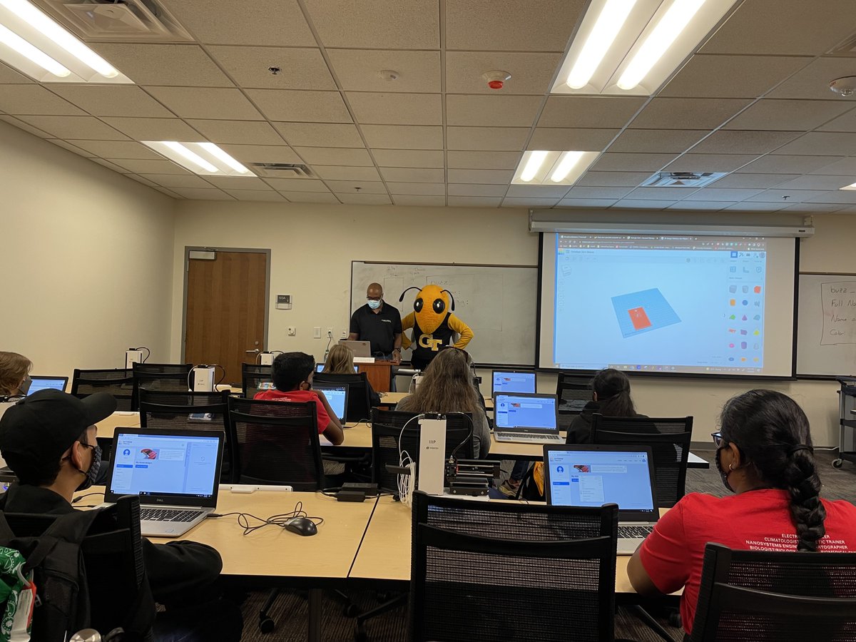 Exposcience's tweet photo. #BroadcomMasters update at #RegeneronISF:
The 20 international delegates, including South Africa’s Chaylin Myburgh from Kimberley Girls’ High School, had a wonderful first full day together at Georgia Tech! @BroadcomSTEM @Society4Science @Eskom_SA https://t.co/5t0LZCyMbE