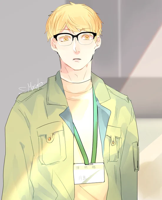 「…!」 