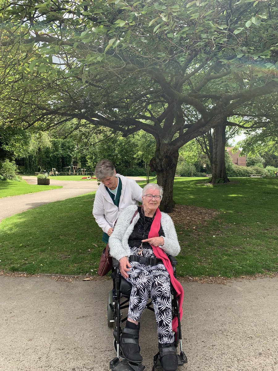Shirley Two Spouts planted this amazing tree in 1949. She has some amazing tales to tell about Pennington Hall Park over the years. Including some about <a href="/TitchmarshShow/">Alan Titchmarsh</a> <a href="/CafeCaffeina/">Caffeina Cafe</a>