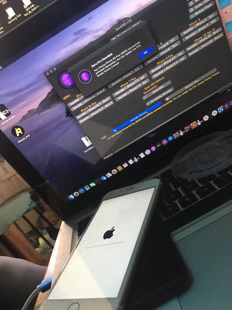 nar_apple's tweet photo. iOS 15 passcode iCloud Bypass white signal https://t.co/C02z6gmAg1