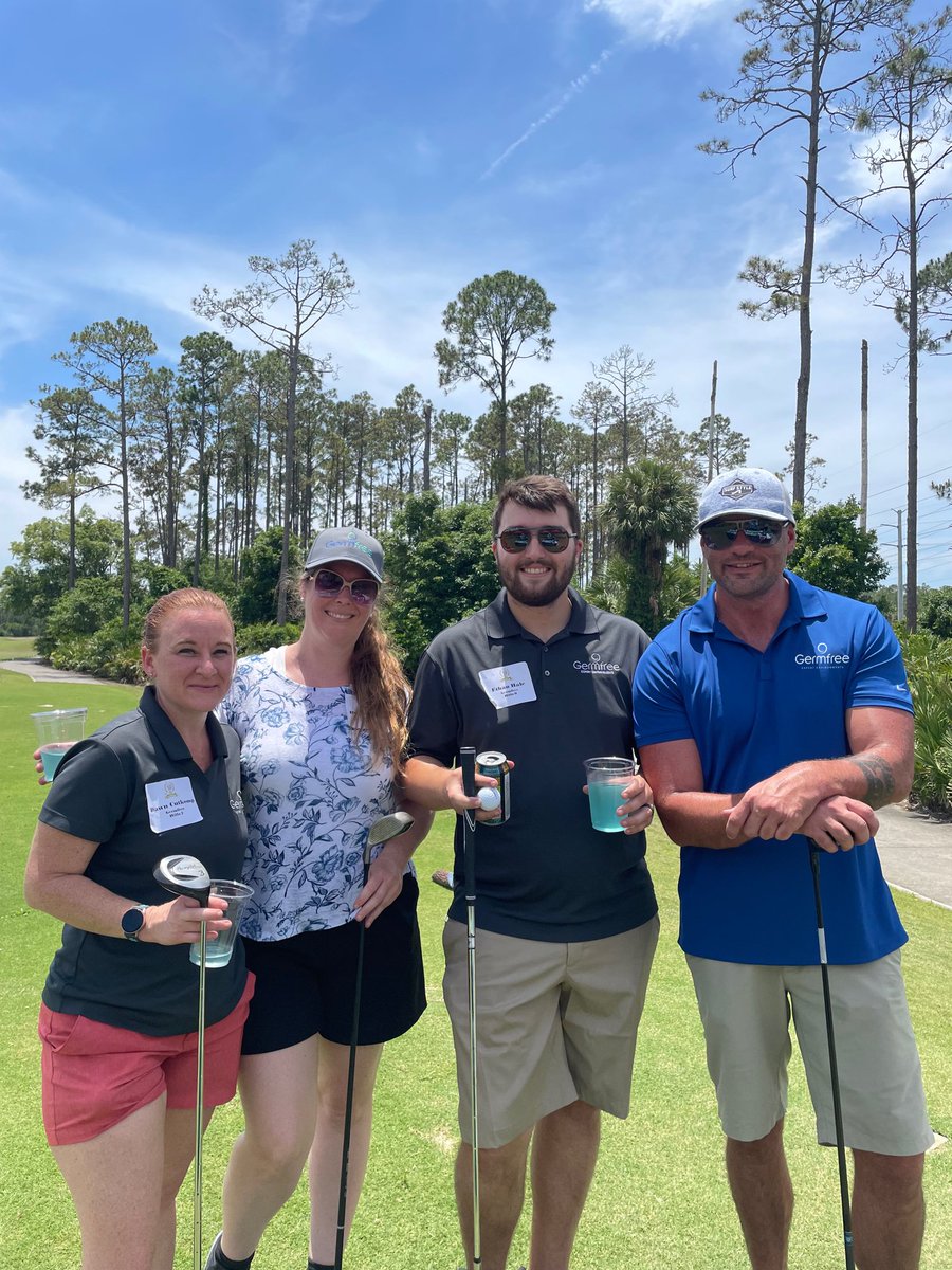 GermfreeLabs's tweet photo. Germfree participated in the 2022 Lou Fifer Education Scholarship Golf Tournament last Friday. Great to have our employees engaged in local events within the community. Thanks VMA- Volusia Manufacturers Association for hosting a great event! https://t.co/VEkcAkC0C1