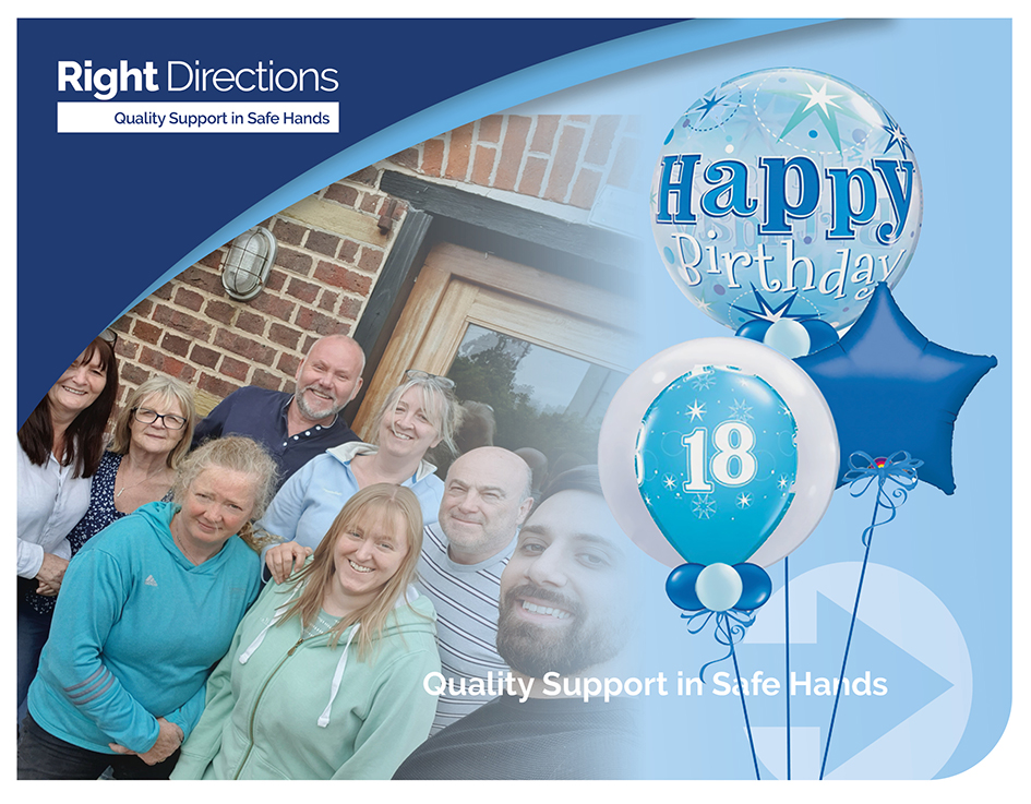R_Directions's tweet photo. It's Right Directions 18th Birthday today!
A big thank you to all of our clients & friends for the continuous support over the years; we look forward to supporting you & the sector for years to come!
Congratulations to Caroline & the team!
#rightdirections #birthday #celebration https://t.co/AUm5qD7pna