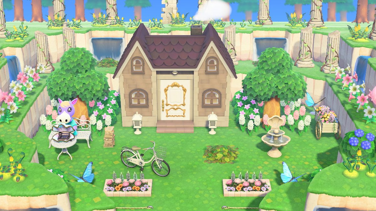 Naomiihdez's tweet photo. Casita vacacional para Clotilde🏡 #ACNH #ACNHDesing https://t.co/dYZ7Tfsvnj