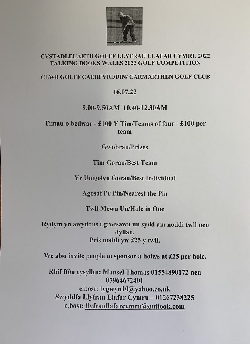 Llyfrau Llafar Cymru (@llyfraullafarcy) on Twitter photo 