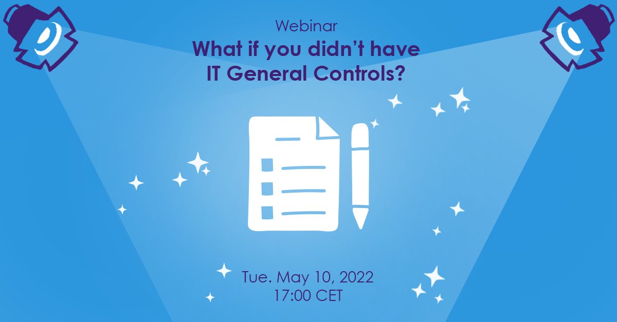 There is still time to join us to learn why IT General Controls are indispensable for staying one step ahead of neglect, fraud and sabotage of your company's most precious assets.

#ITGC #webinar #IdentityAnalytics

eu1.hubs.ly/y0TcwP0