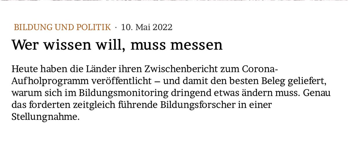 JMWiarda's tweet photo. Verpufft das milliardenschwere #Corona-#Aufholprogramm?

Warum wir es nicht erfahren werden und der heute vorgelegte Zwischenbericht der #KMK dazu keine Aussage machen kann.

Im Blog: https://t.co/nlvTXzq6Na https://t.co/mW2mBnPhfp