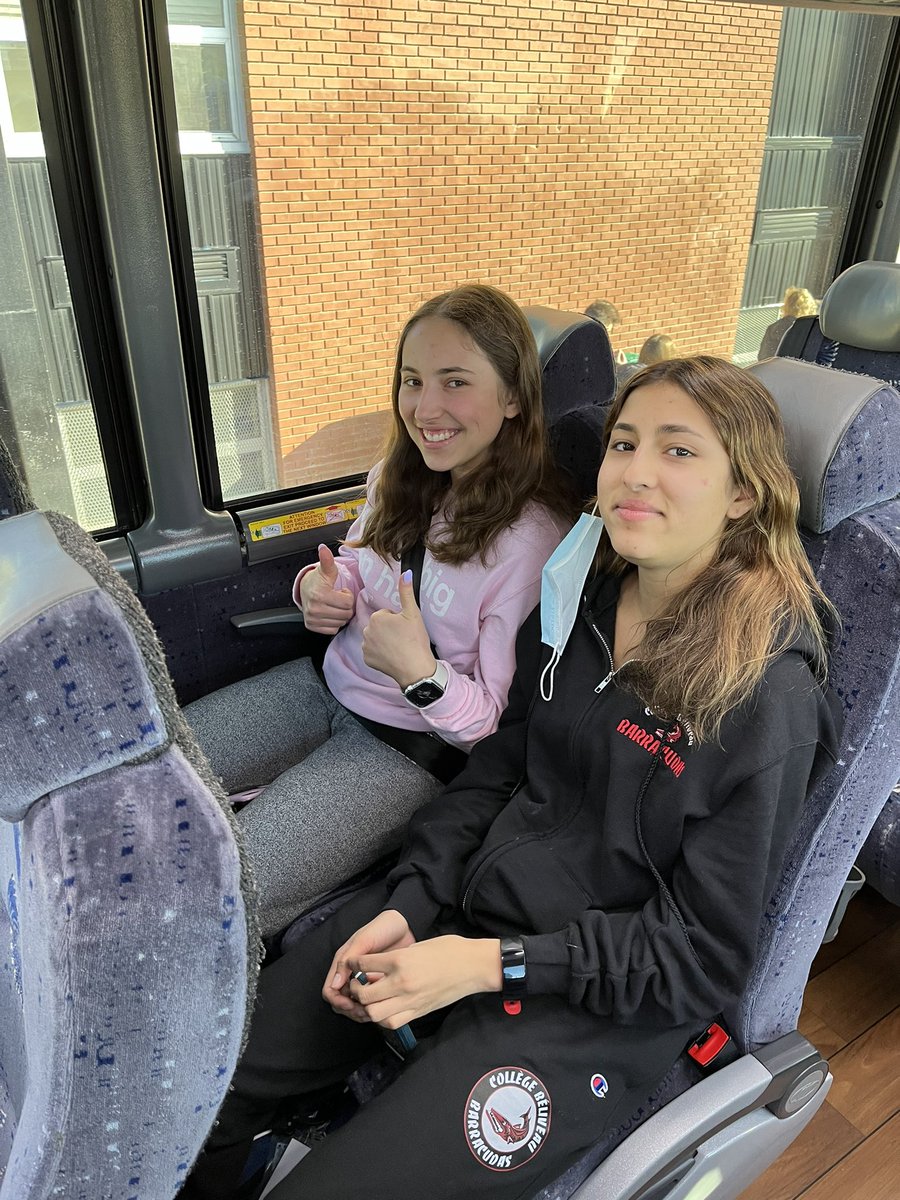 cbLRSD's tweet photo. So excited to be going to cross country provincials that were postponed in the fall! Off to Spruce Woods with these talented runners! Bonne chance!!! #gocudas https://t.co/Sk522Cehgj