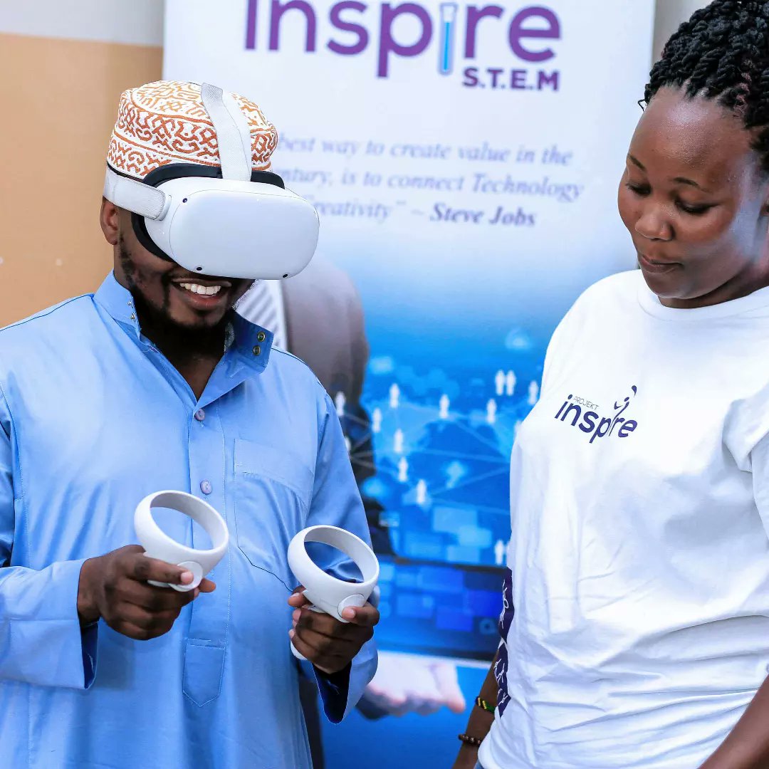 ProjektInspire's tweet photo. Highlights from the recently #ToT at @stemparktanga.
Engagement of Teachers in best practices while facilitating their subjects in the class. From hands-on activities to Virtual Reality interactions.
#SayansiTanzania #IWTz2022 #Stemnola https://t.co/4x1L73GXU4