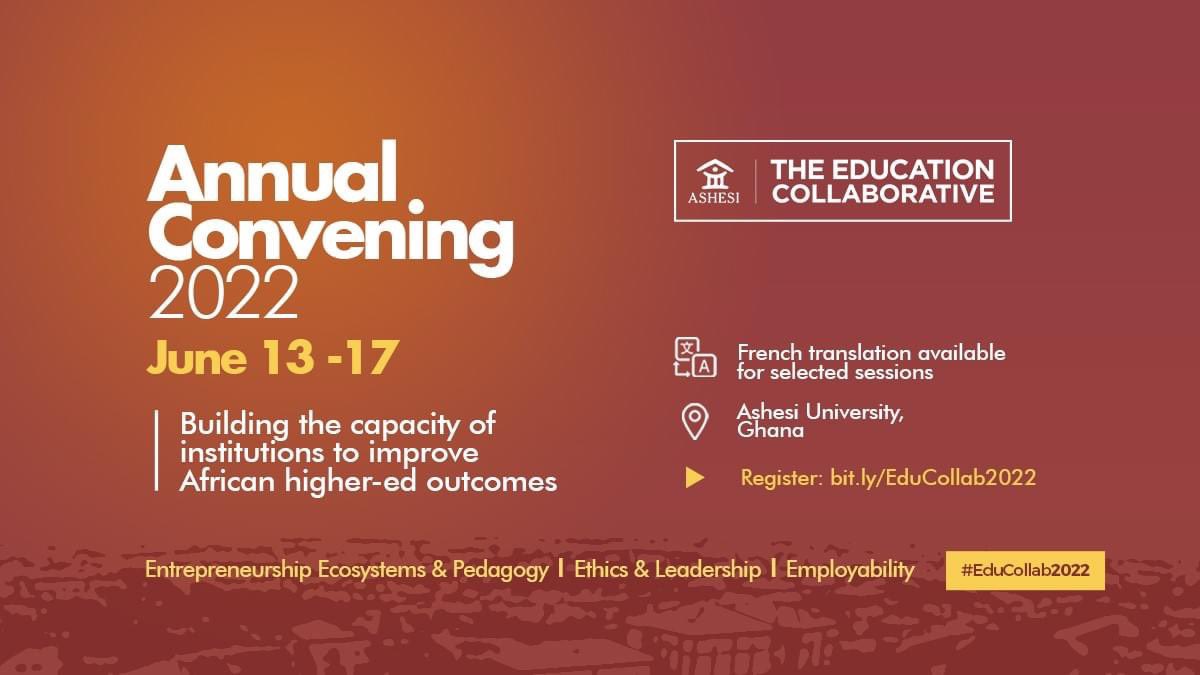 ADULeads's tweet photo. La conférence @Edu_Collaborate offre une plateforme de collaboration aux leaders des établissements d'enseignement supérieur, du gouvernement, du secteur privé, des organisations à but non lucratif et de la société civile. 

#ashesi #EducationCollaborative #HigherEd https://t.co/jYHQAbGWAR