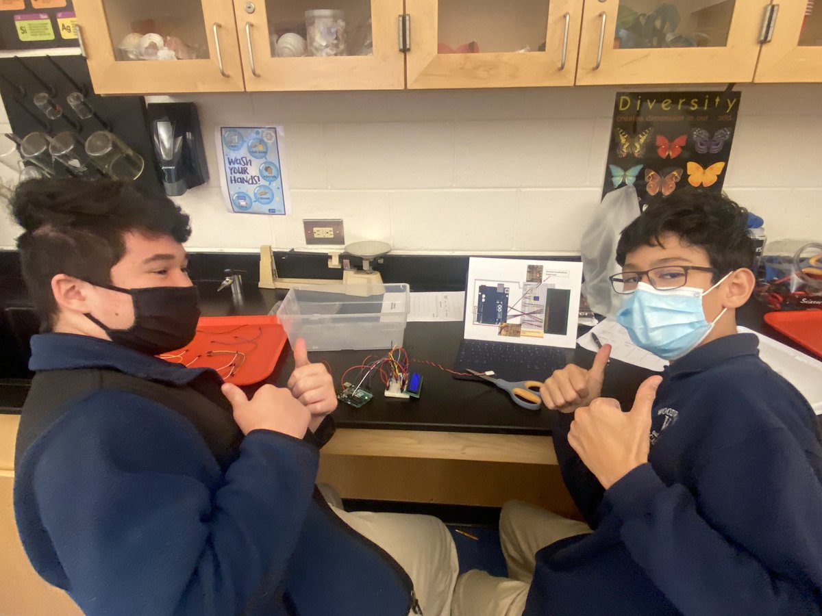 msloanh's tweet photo. Successful Arduino set-up on first attempt!!! @WAMiddleSchool https://t.co/p8mlawLNyE