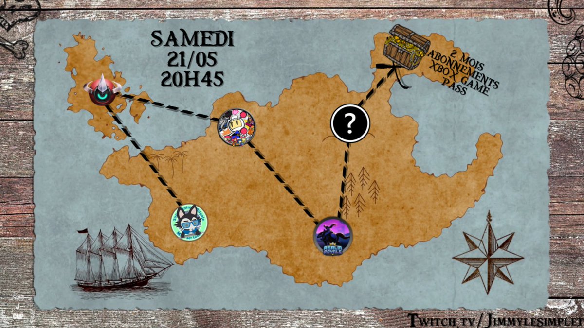 JSimplet's tweet image. JCUP#2 TOURNOI EN DUO OUVERT A TOUS !

5 jeux gratuit

21/05/22

Pour s'inscrire : discord.gg/Kdmwe6XdhH

#JCUP

#diabotical
#realmroyale
#superbonbermanROnline
#superanimalroyale