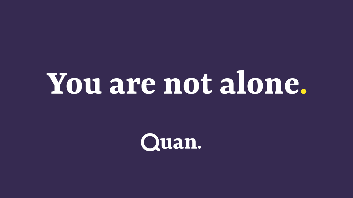 quanwellbeing's tweet photo. It's #MentalHealthAwarenessMonth.
⁠
Theme 2022: Loneliness.⁠
⁠
Loneliness is worse for you than obesity or smoking.
⁠
If you or anyone on your team is struggling, maybe Quan is just the support you need. 💜⁠
⁠
#mentalhealthmatters #mentalhealthatwork #heartfeltsuccess⁠ https://t.co/kcNSdwALeQ