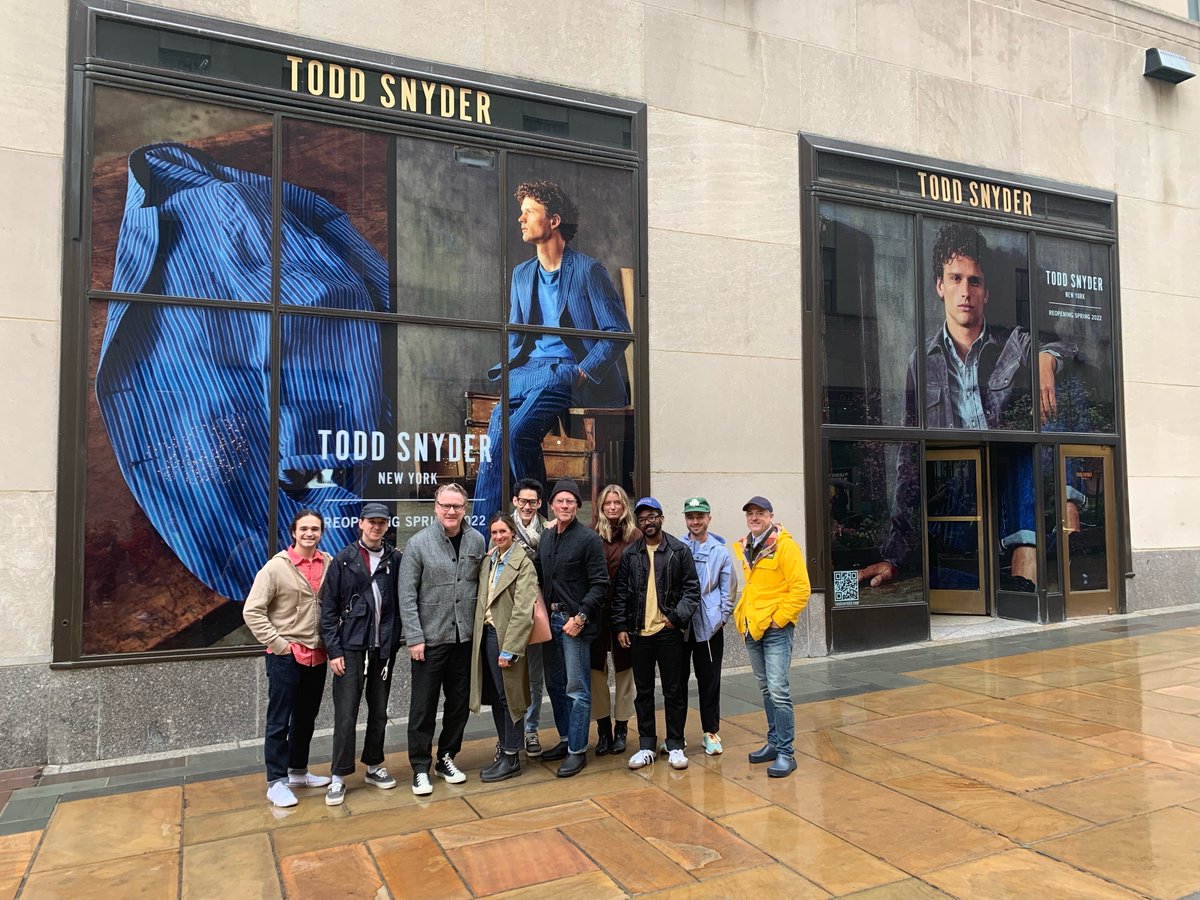 GgcNational's tweet photo. Our very own superintendent, Nelson, with Todd Snyder himself and the Todd Snyder team at Rockefeller Center.

#rockefeller #retailconstruction #generalcontractor https://t.co/bvuFpQTknJ