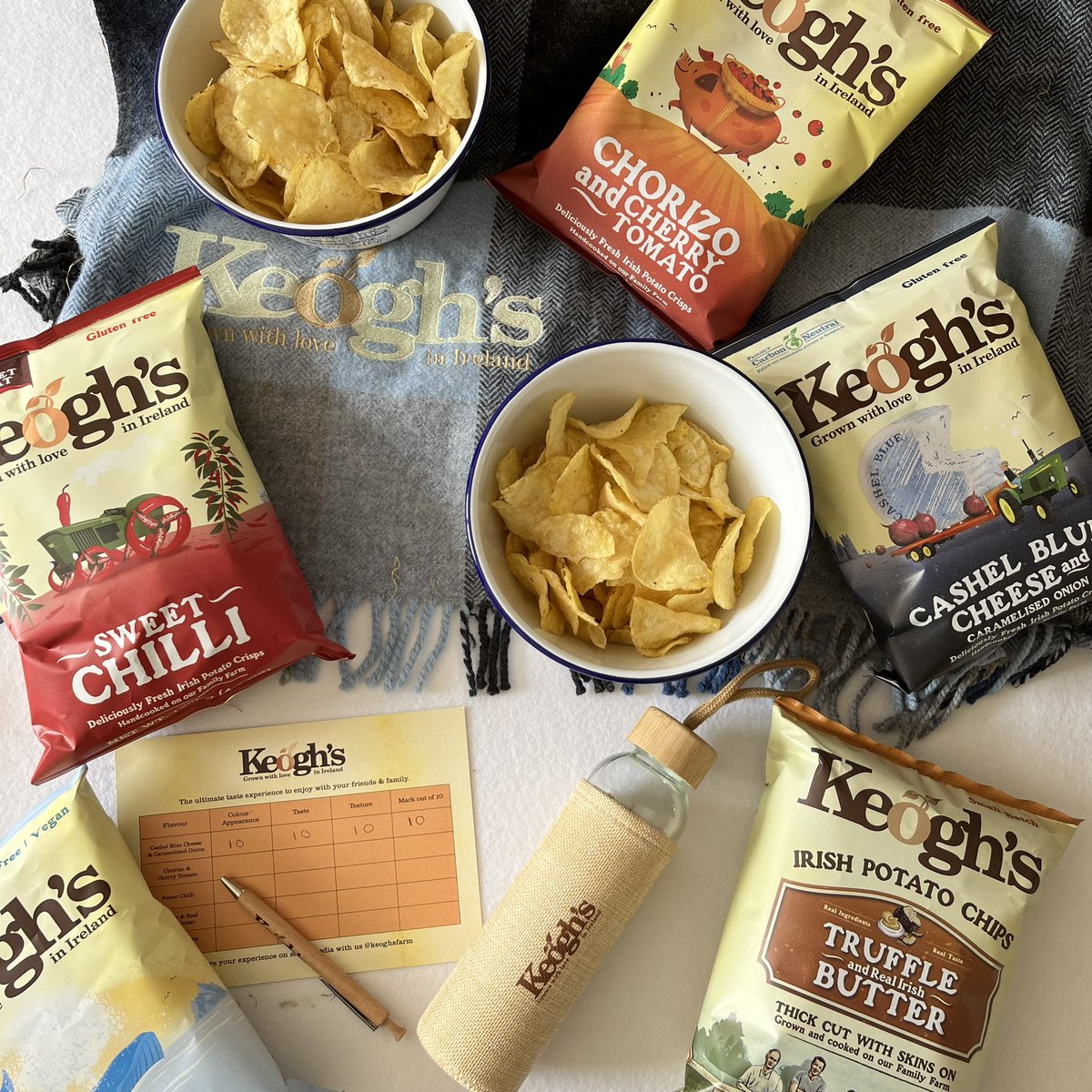 Keoghsfarm's tweet photo. Check out this new online special! π
Now is your chance toΒ buyΒ a mix of some of our delicious flavours and a Keoghβs water bottle in box!ππ»
#tasterbox #keoghscrisps
https://t.co/yLBGODfdpE https://t.co/Ewu6hL8vgm