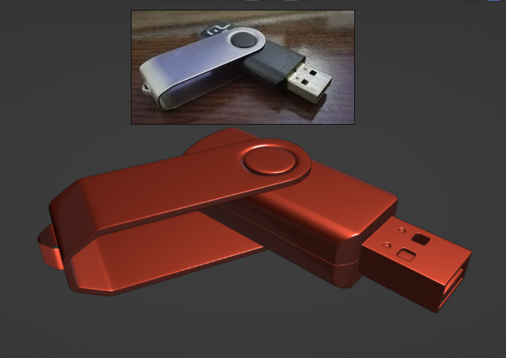 Sr_S_S's tweet photo. Morning Subdivision Hard Surface practice: my old and dusty pendrive :)
#Blender3d #Hard #Surface #Subdivison #3dmodeling https://t.co/dYVwYDJ7Yy