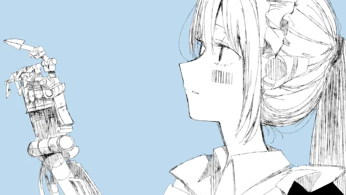 #メイドの日2022  #メイドの日 
過去絵ですが…(主にロボット) 