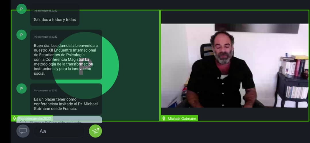 😁 En nuestra Sala 4 se encuentra presentando <a href="/michagutmann/">Michaël Gutmann</a> con su Conferencia Magistral: La metodología de la transformación institucional y para la innovación social

¡No te lo pierdas!

Inscripciones Internacionales:  bit.ly/InscripXII