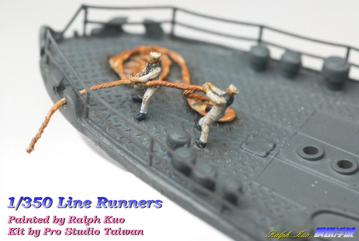 RalphKuo's tweet photo. 3D プリンター1/350水兵フィギュアで[艦隊勤務]を再現して。

*製品はヤマシタホビーで取り扱いを検討中。*
#台灣製品
#鋼鐵浮城RalphKuo
#模改器研ProStudio https://t.co/o5w3nk3ylL