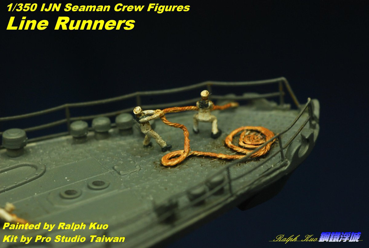 RalphKuo's tweet photo. 3D プリンター1/350水兵フィギュアで[艦隊勤務]を再現して。

*製品はヤマシタホビーで取り扱いを検討中。*
#台灣製品
#鋼鐵浮城RalphKuo
#模改器研ProStudio https://t.co/o5w3nk3ylL