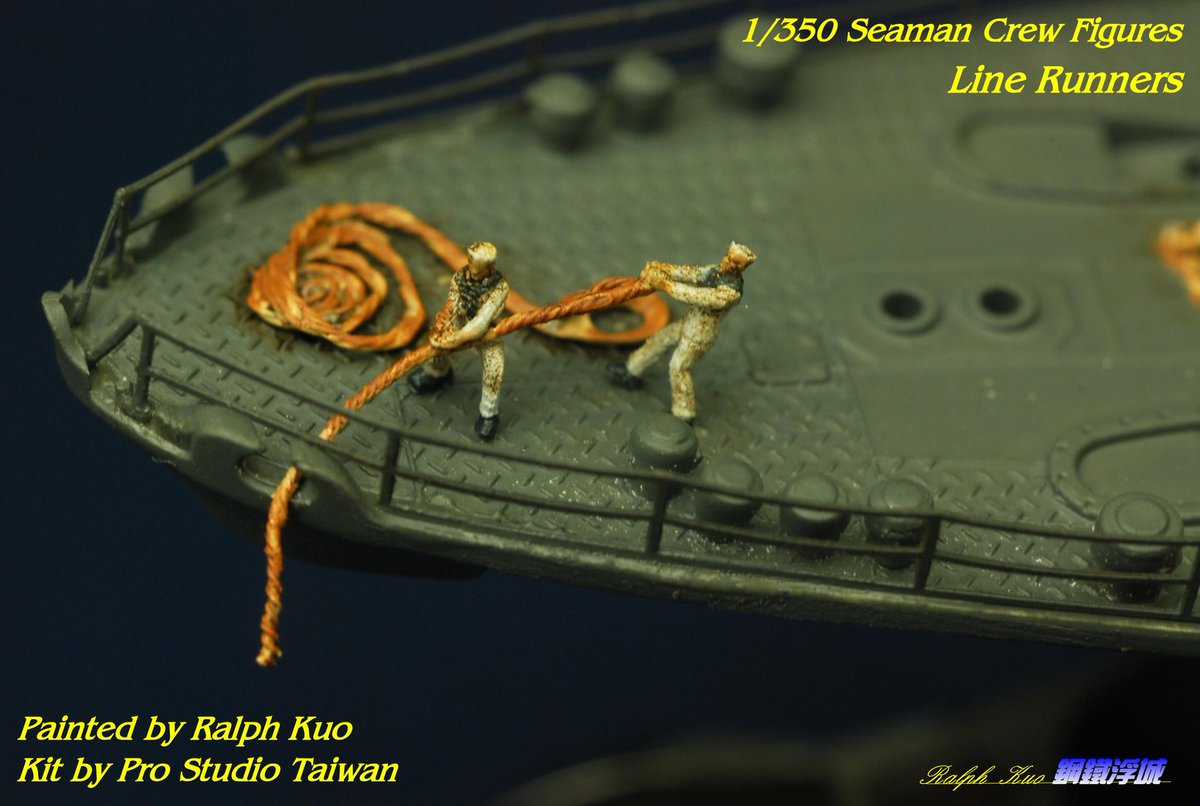 RalphKuo's tweet photo. 3D プリンター1/350水兵フィギュアで[艦隊勤務]を再現して。

*製品はヤマシタホビーで取り扱いを検討中。*
#台灣製品
#鋼鐵浮城RalphKuo
#模改器研ProStudio https://t.co/o5w3nk3ylL