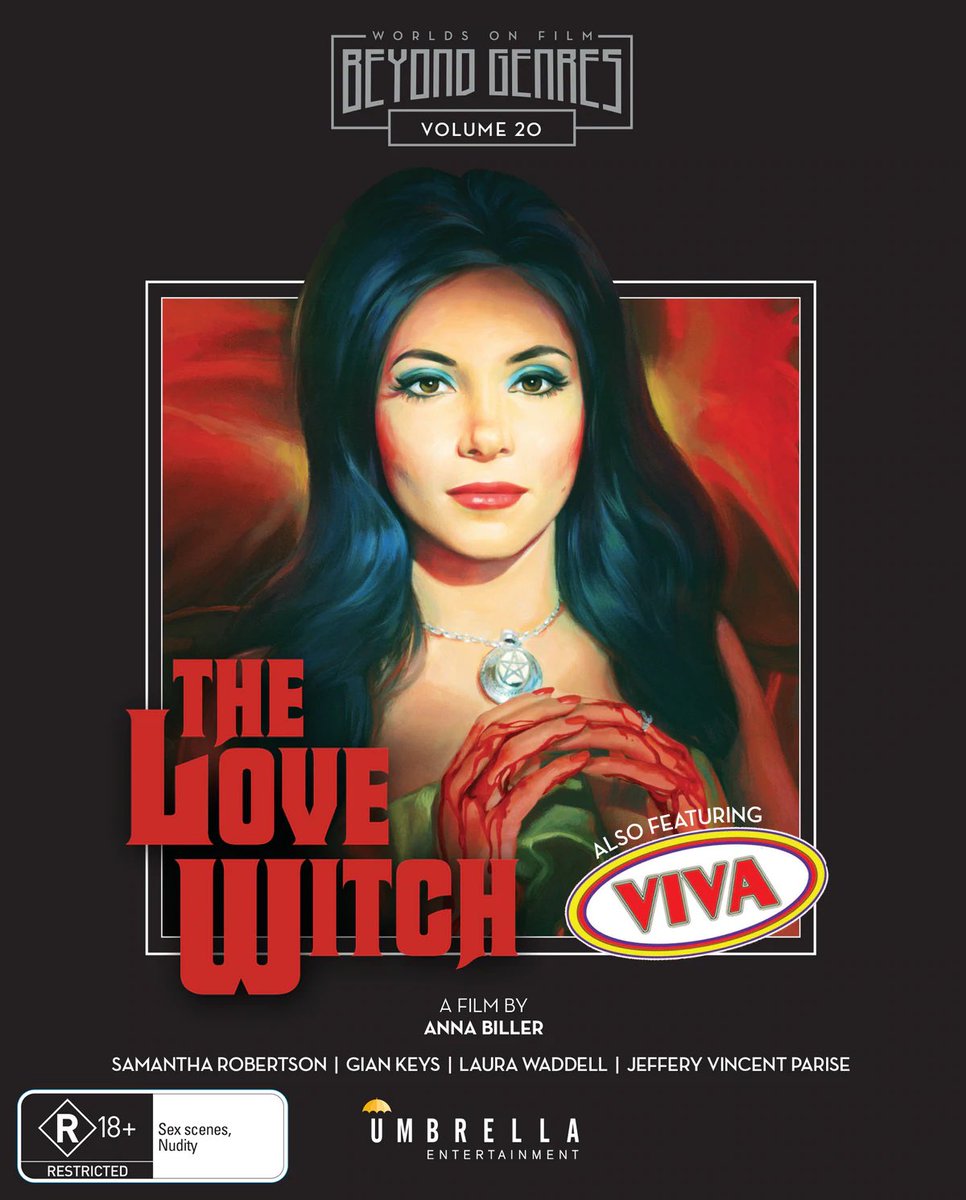 disc_connected's tweet photo. ***ANNOUNCEMENT***

Coming on July 6th from @UmbrellaEnt from their #BeyondGenres line: #TheLoveWitch (2016) with bonus #Viva (2017)!

#BluRay #PhysicalMedia #BluRays #BluRayCollectors #Collectors #CultMovies #DiscConnected #UmbrellaEntertainment https://t.co/ME4kur7kcP