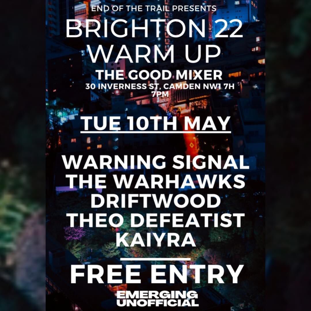 TheoDefeatist's tweet photo. Catch us at the good mixer in Camden this evening! https://t.co/jp3TzNZLMc